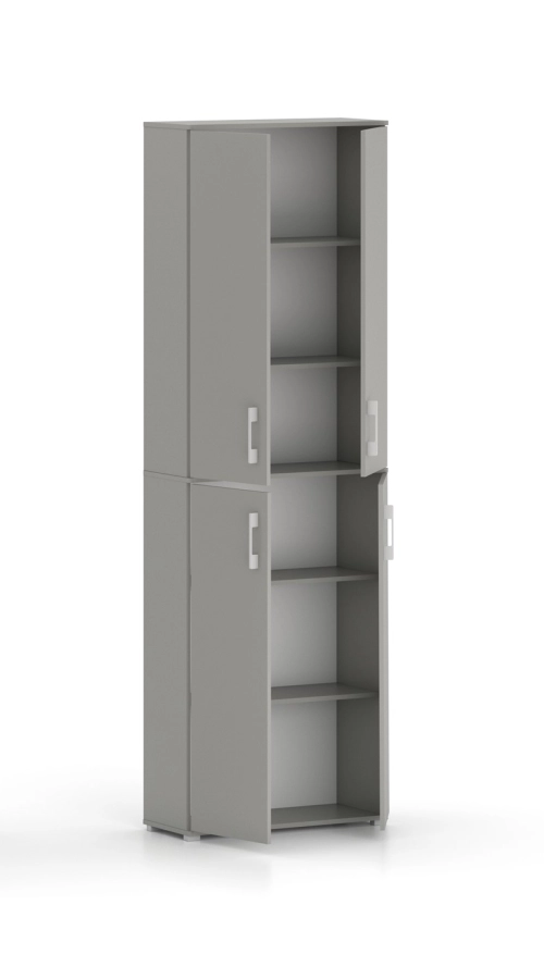Szafa biurowa Pola 215 - 4D 80cm Szary Arktyczny